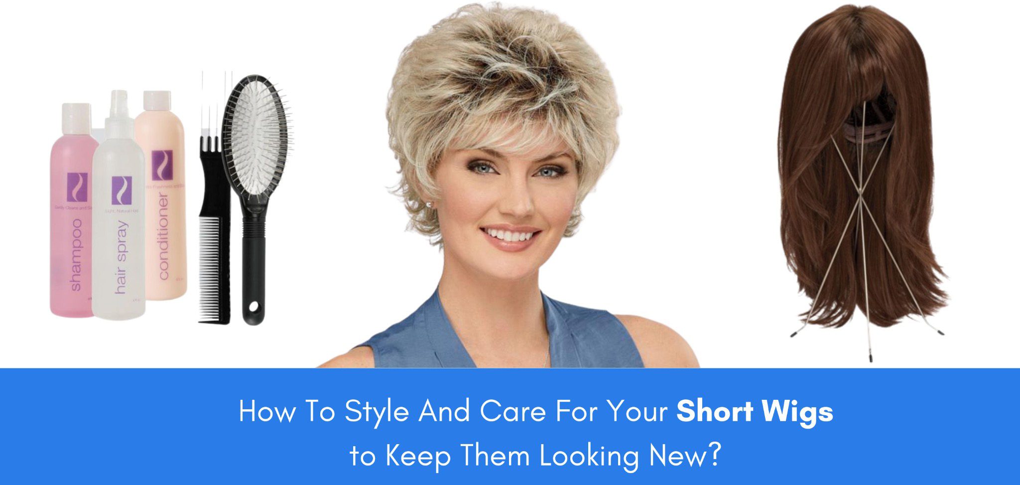 how to style and care for your short wigs