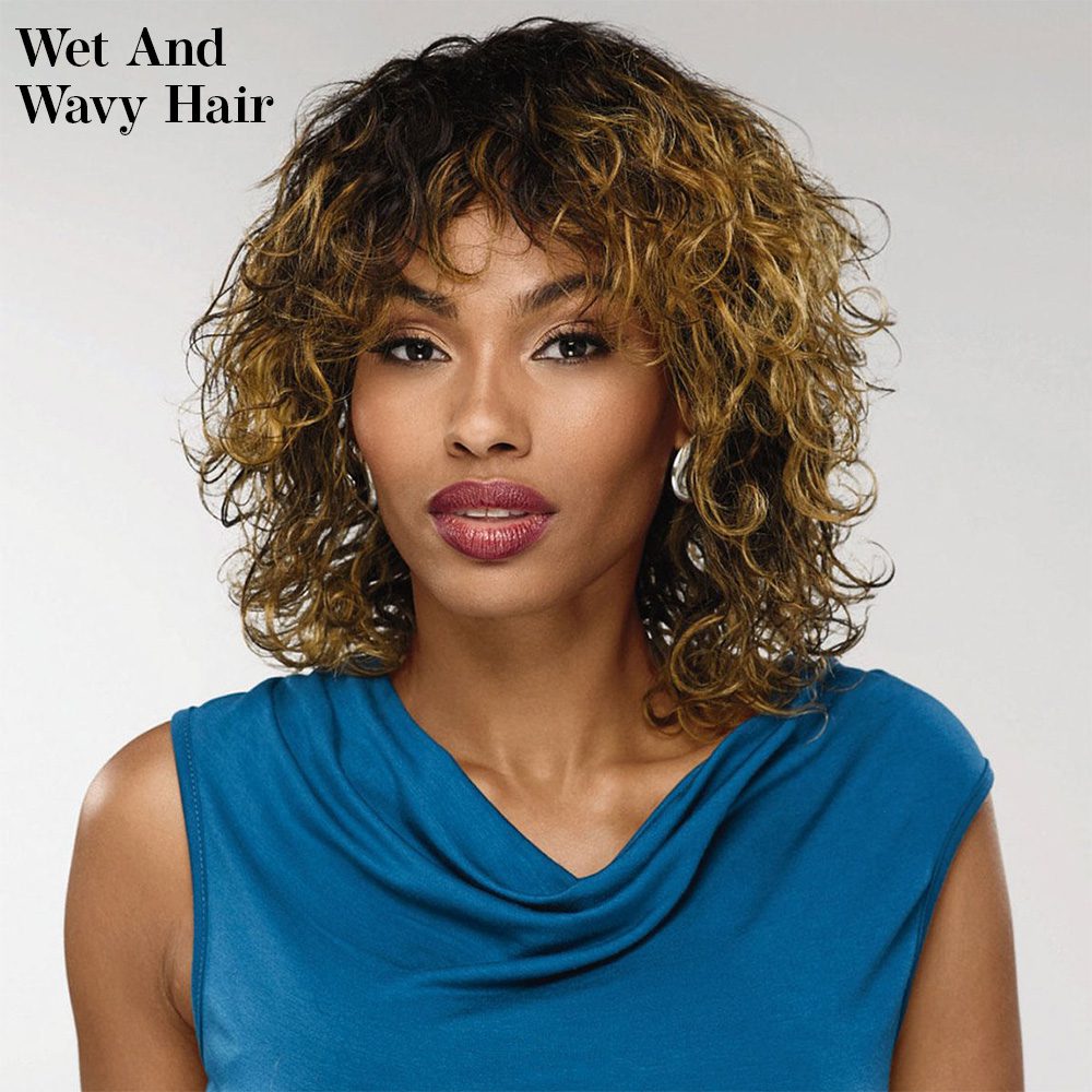 wet and wavy weave hair