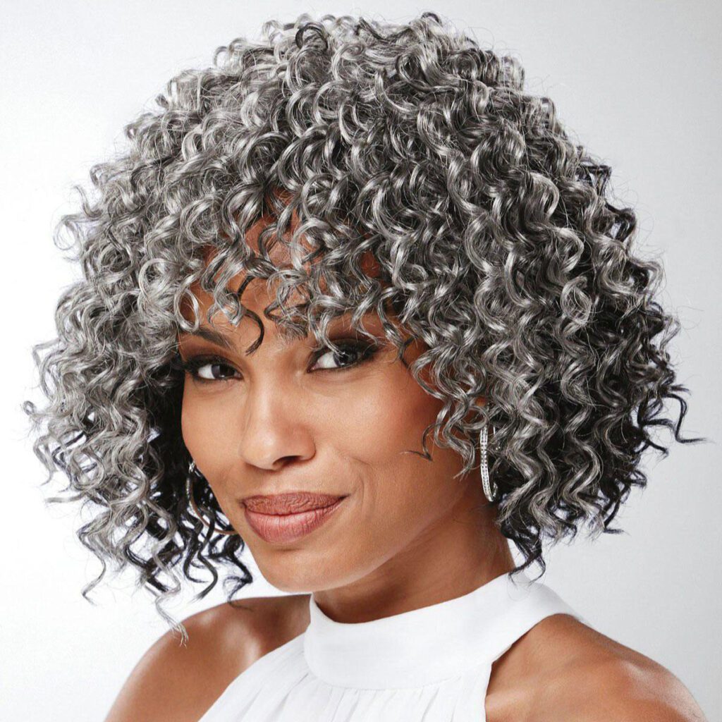 gray wigs for black women